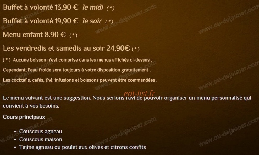 Le kasbar — carte page 2