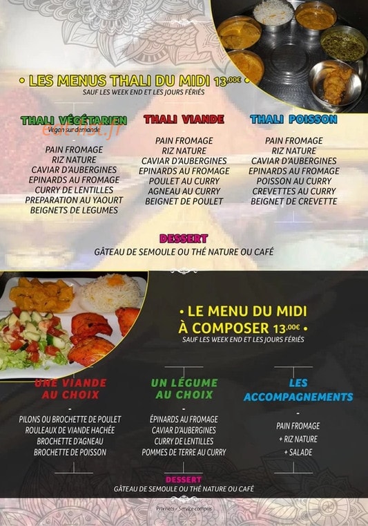 Le Thali — carte page 8