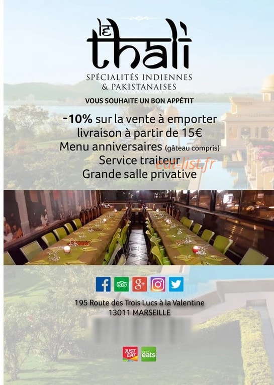 Le Thali — carte page 13