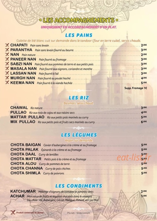 Le Thali — carte page 7