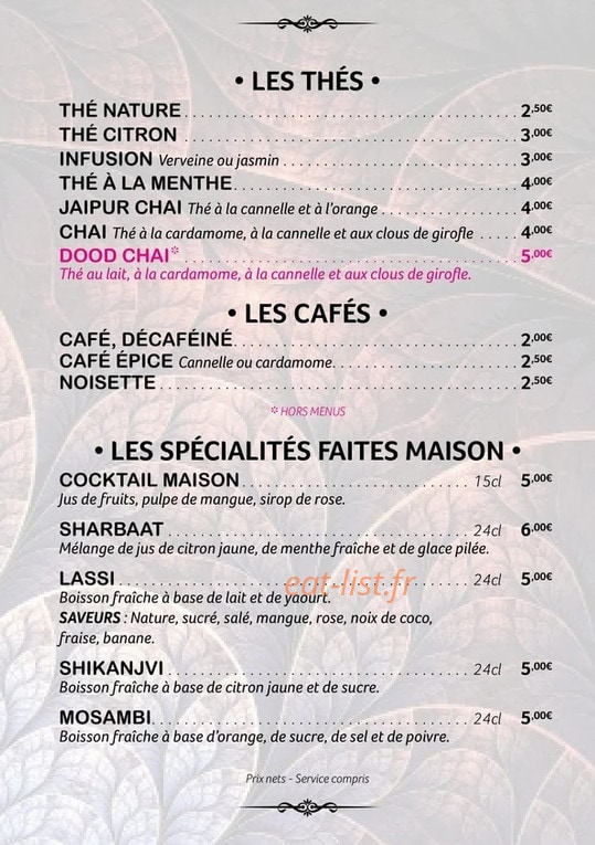 Le Thali — carte page 11