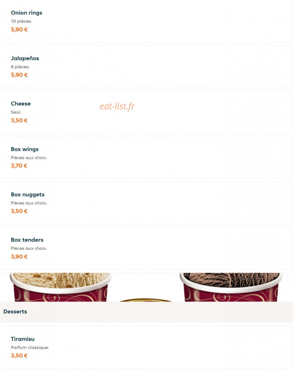 Manger moi — carte page 6
