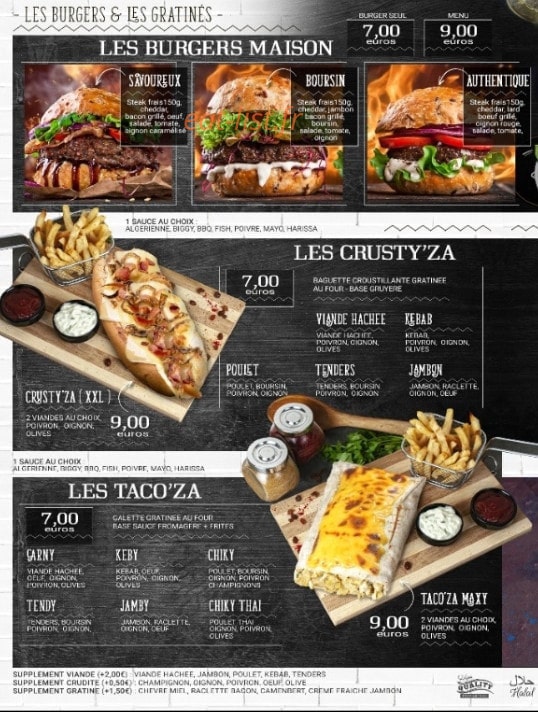 Ô Panipizz — carte page 2