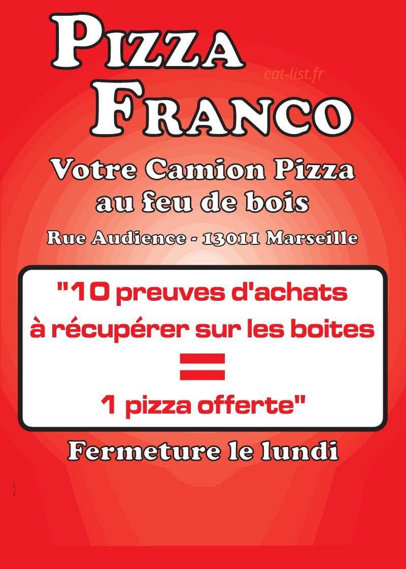Pizza Franco — carte page 3