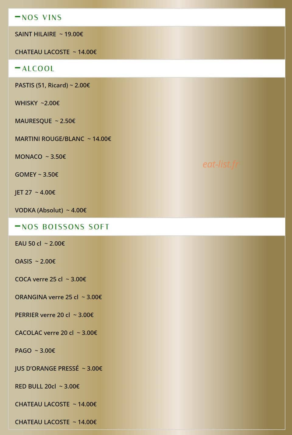 Pizzeria Trattoria Capodimonte — carte page 4