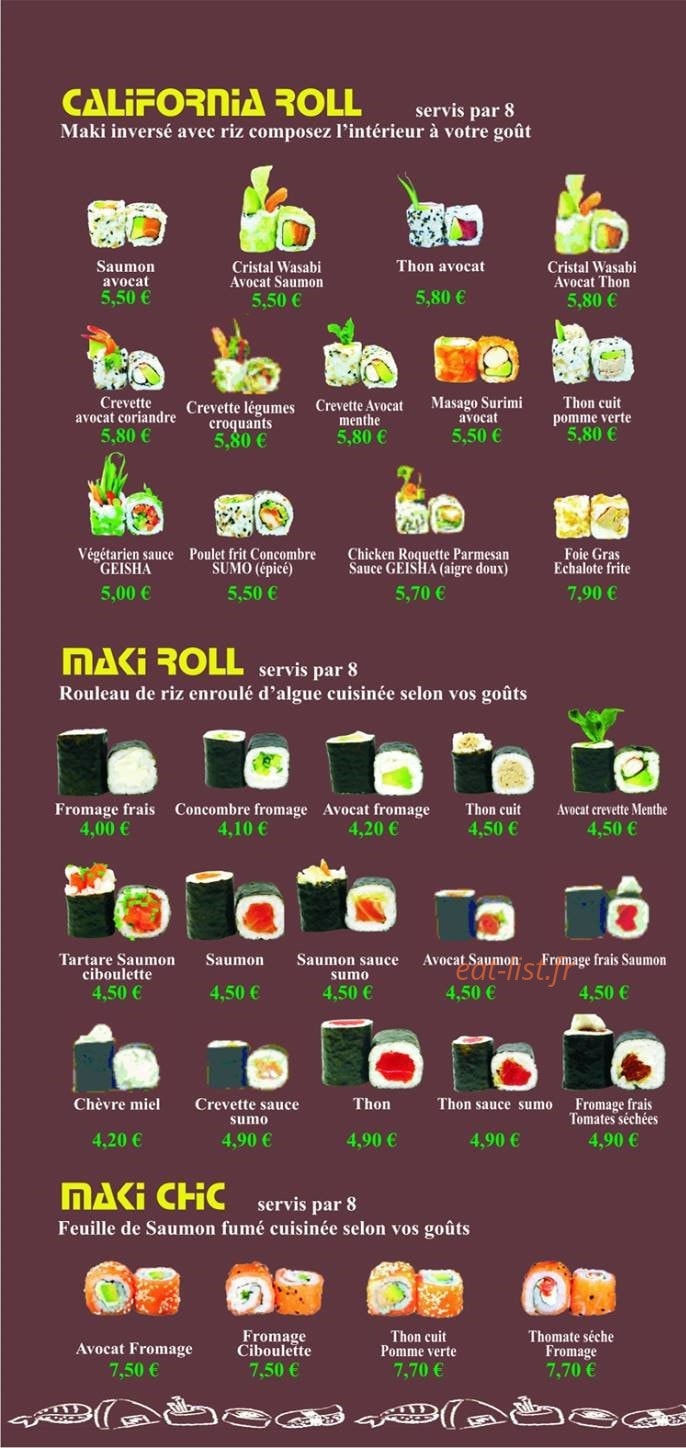 Sumo sushi — carte page 5