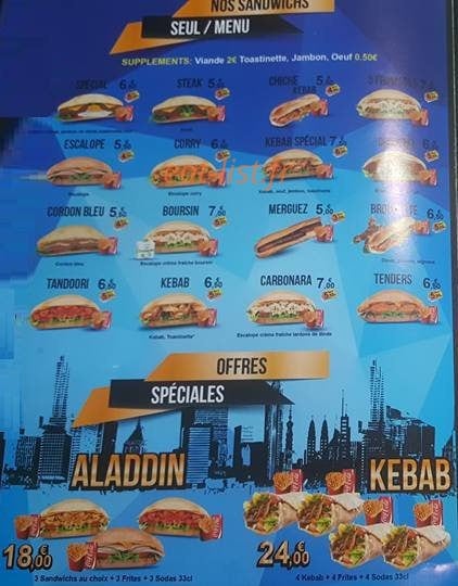 Tasty — carte page 2