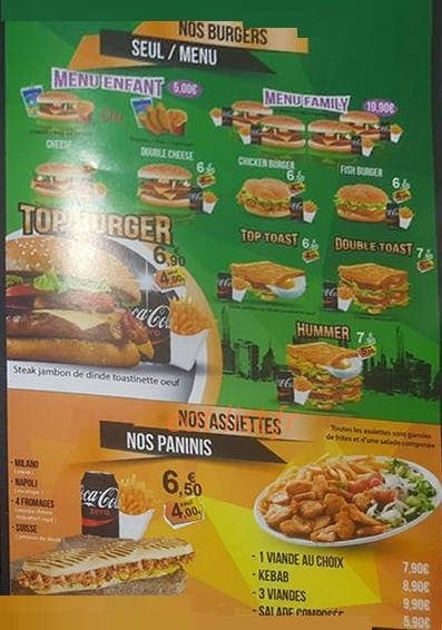 Tasty — carte page 3