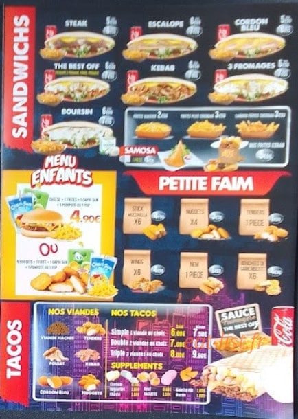 The best off — carte page 3
