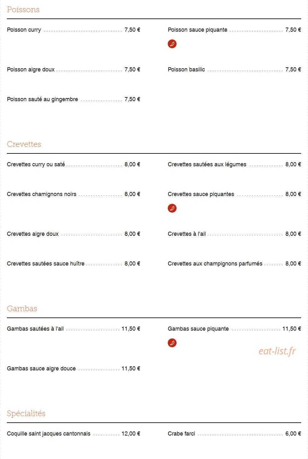 Allô Asia — carte page 5