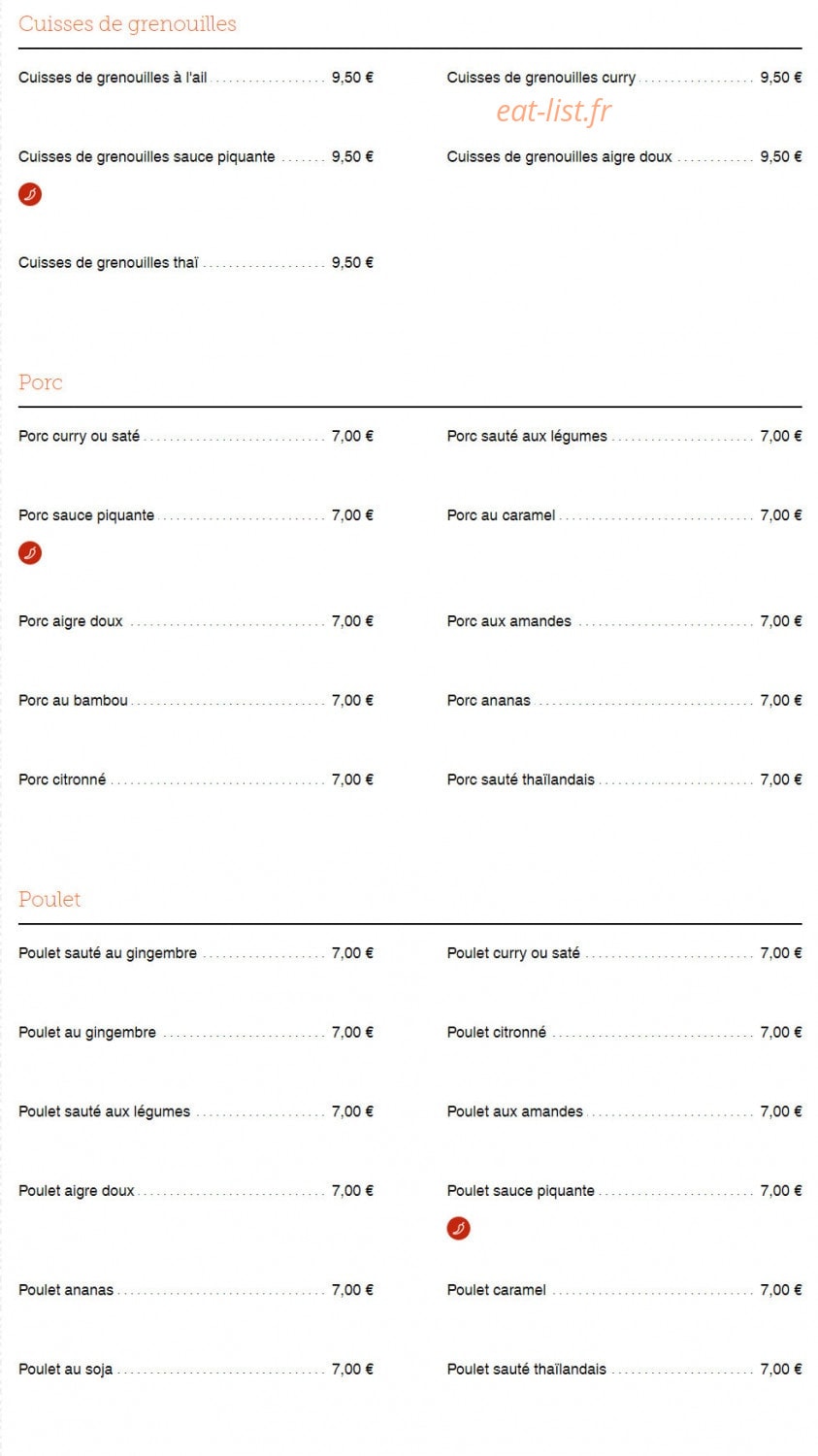 Allô Asia — carte page 3