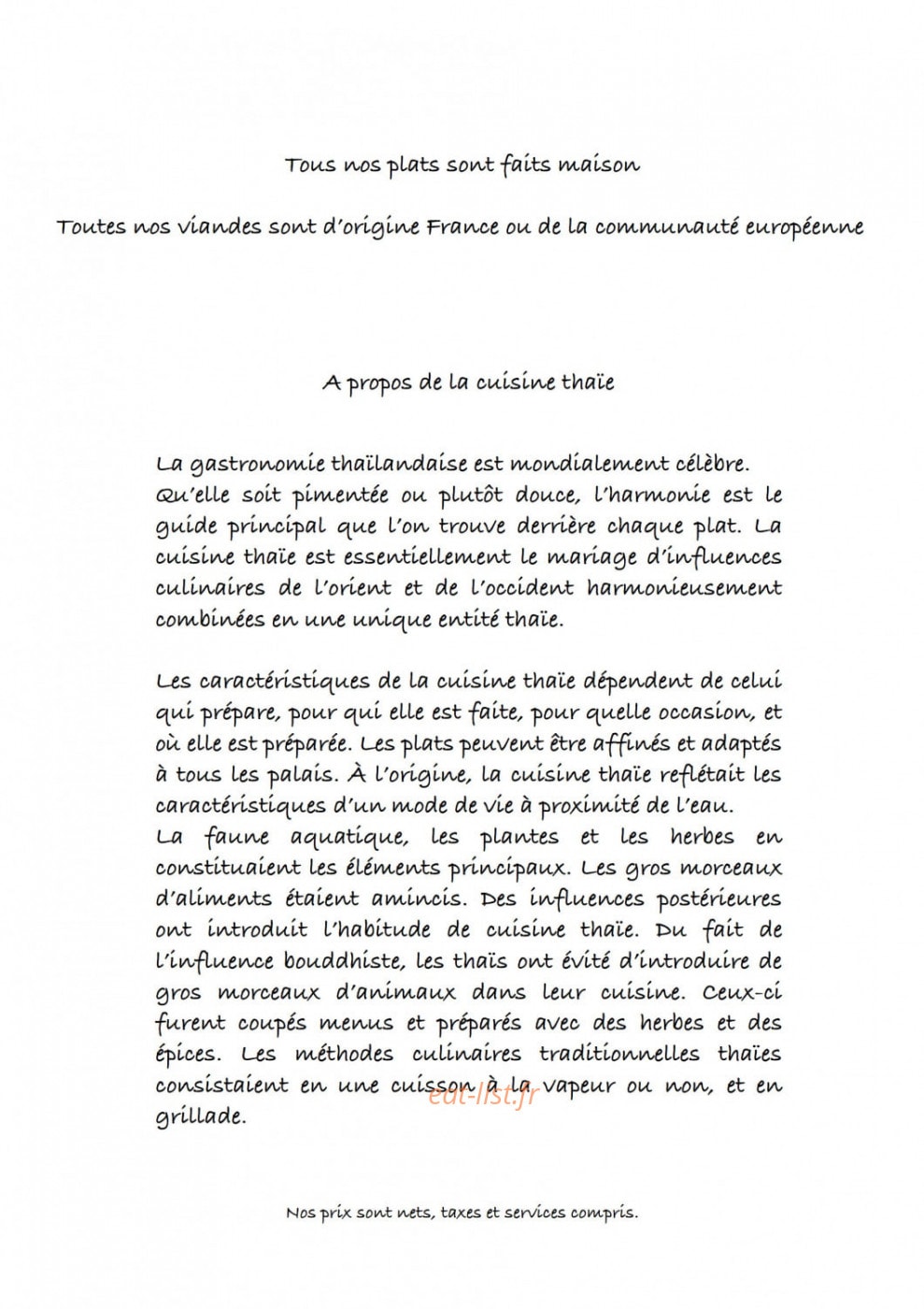 C thaï — carte page 1