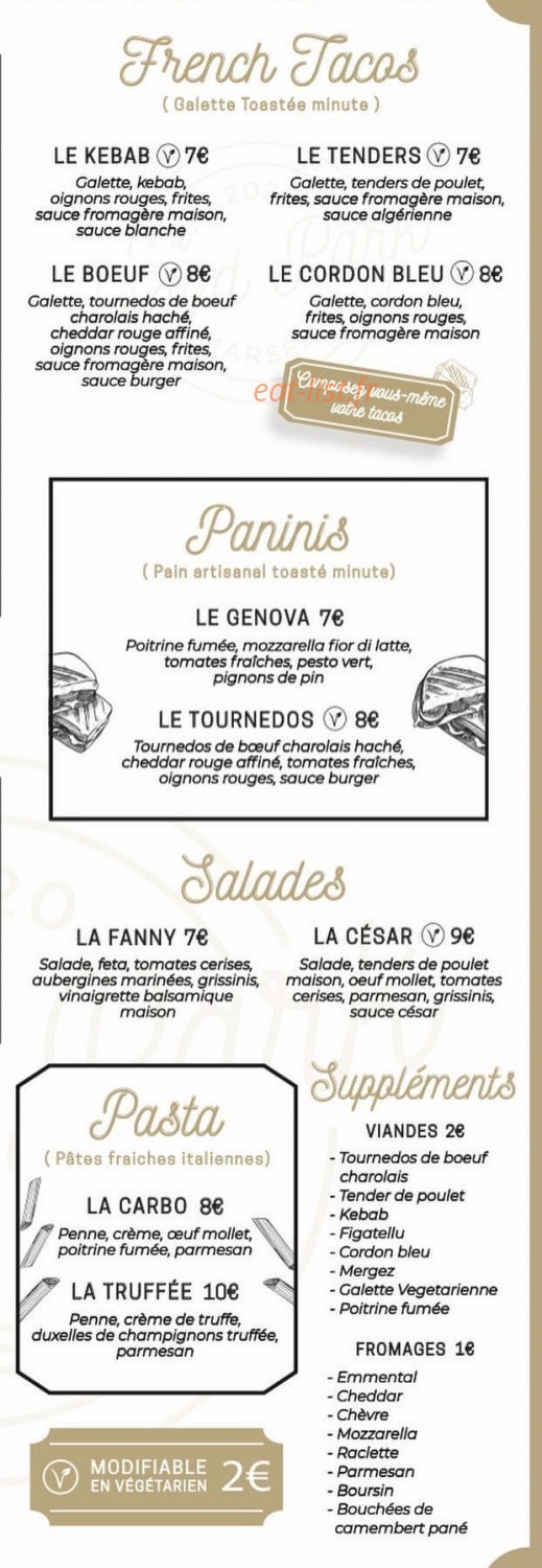 Food Park — carte page 4
