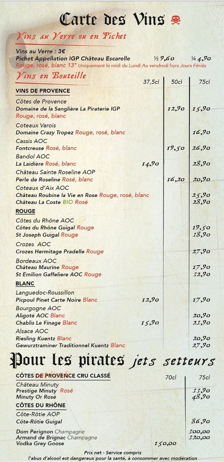 La Piraterie — carte page 6