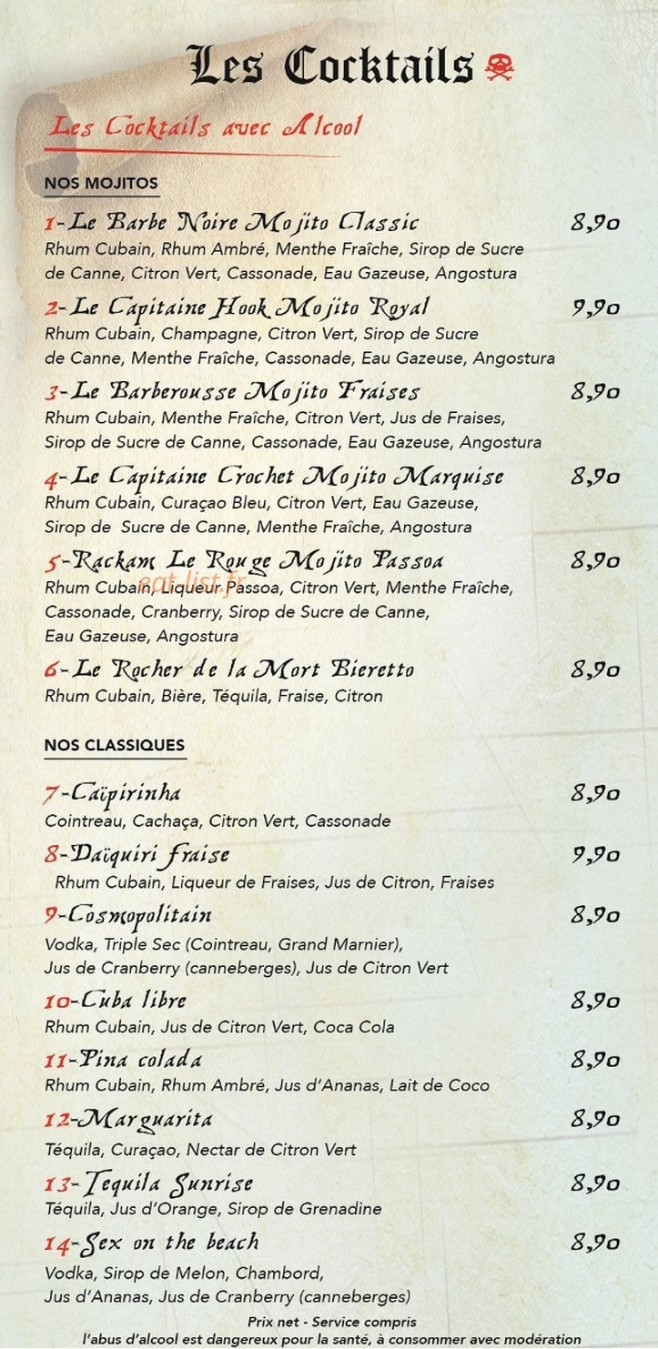 La Piraterie — carte page 1