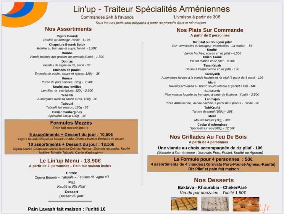 Lin'up — carte page 1