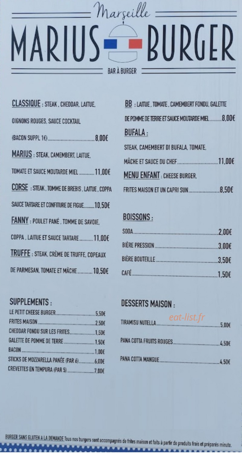Marius Burger — carte page 1