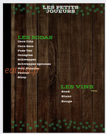 Oliver Pub — carte page 4
