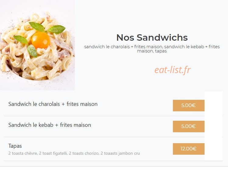 Pizza PP — carte page 9