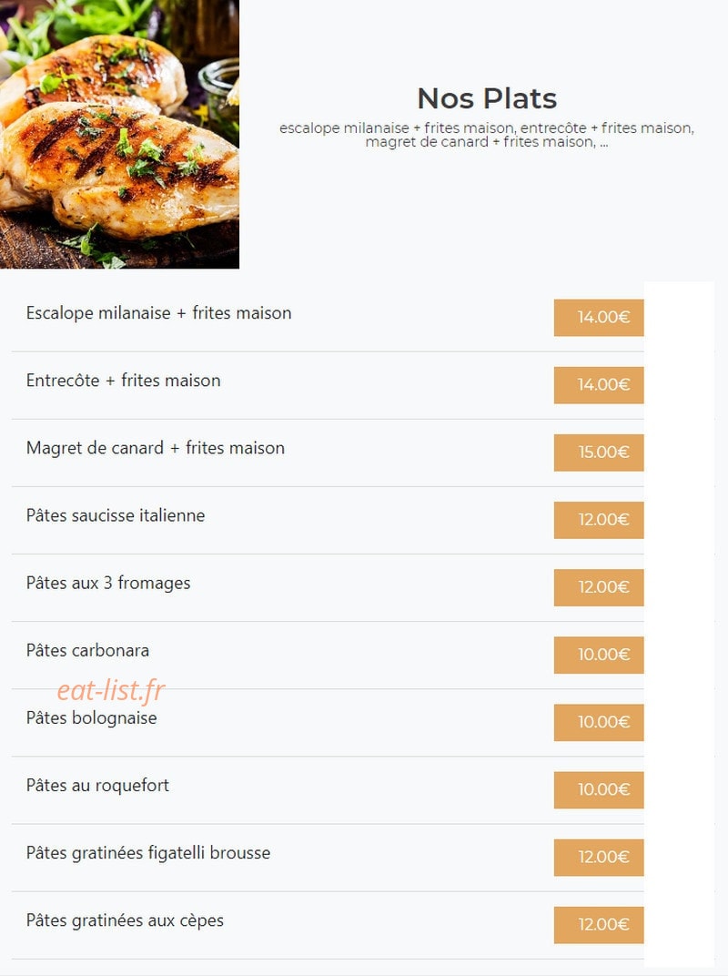 Pizza PP — carte page 7