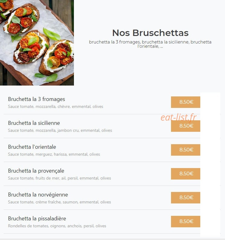Pizza PP — carte page 6
