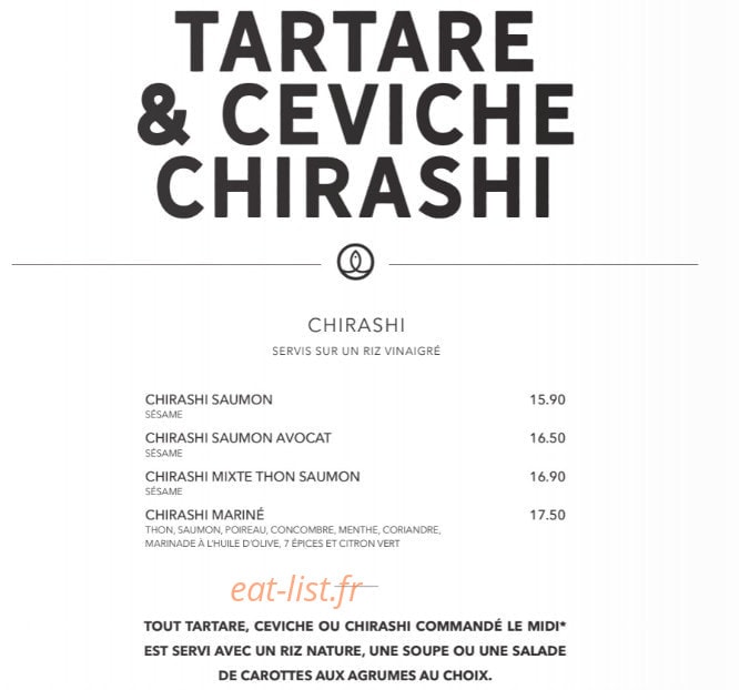 Sushi Shop — carte page 30