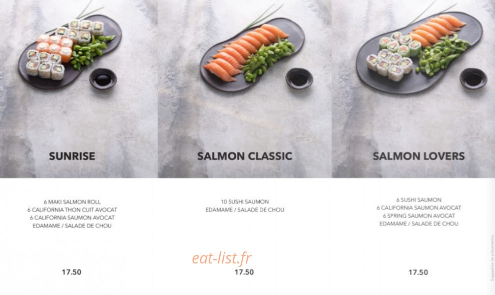 Sushi Shop — carte page 10