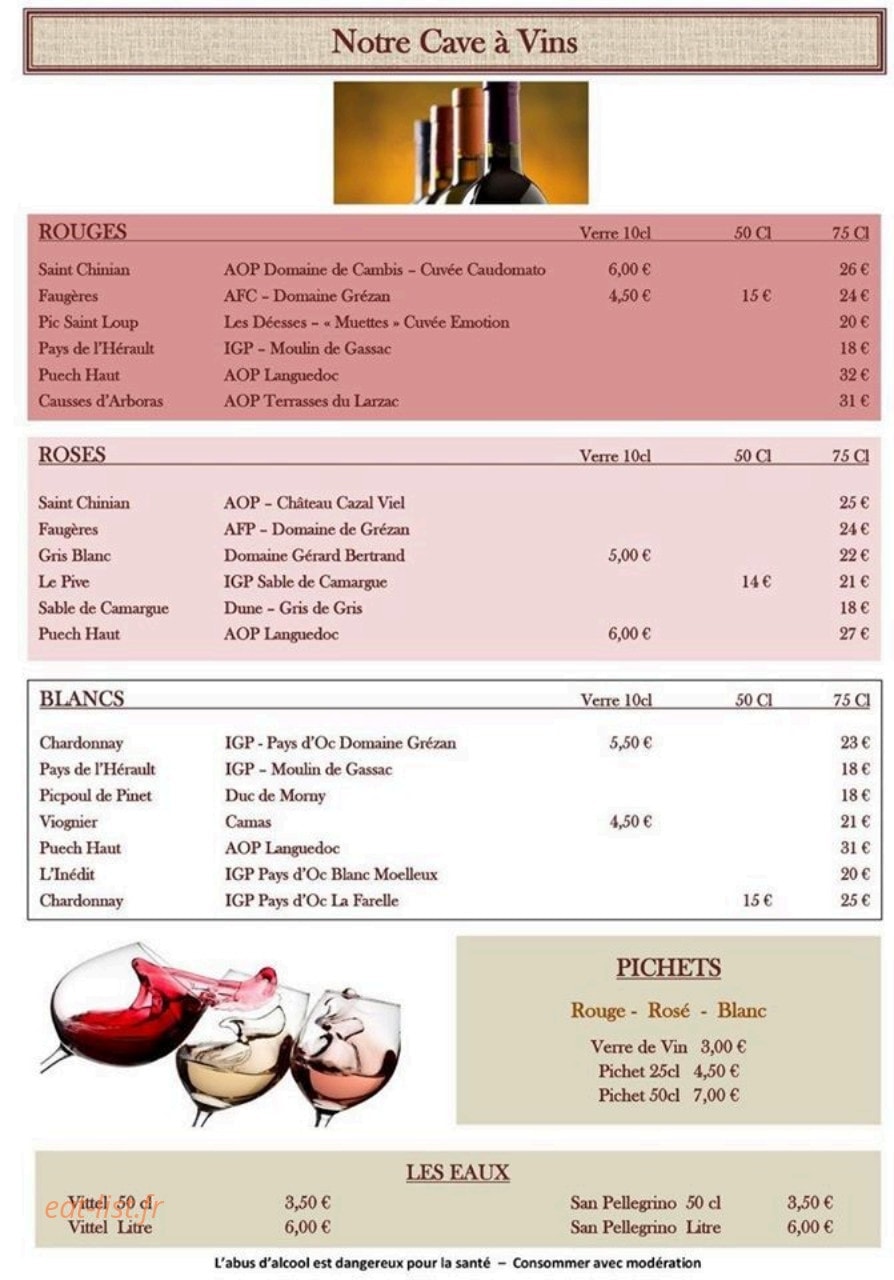 Chez petit Louis — carte page 3