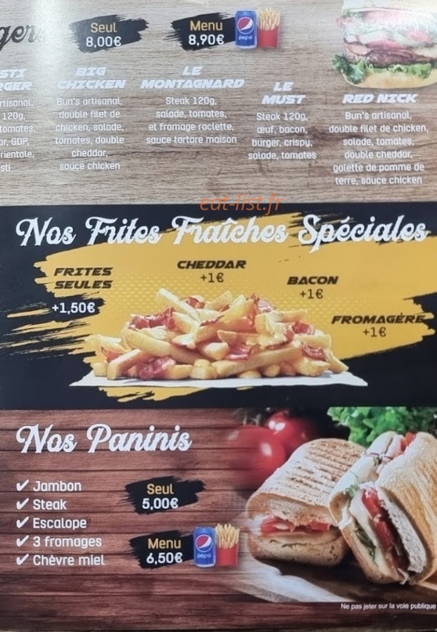 Instanfood — carte page 3