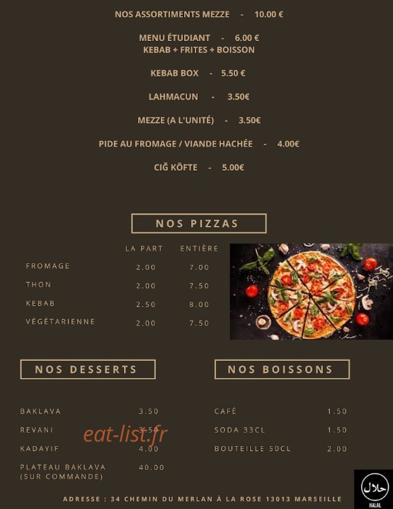 Istanbul Grill House — carte page 2