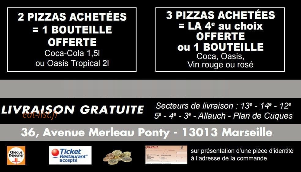 K13 Pizza — carte page 2