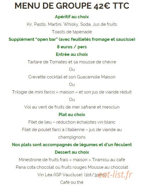 L'Escapade — carte page 3