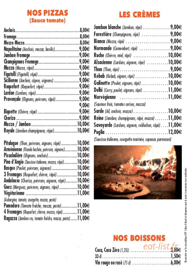 La Caponata — carte page 2