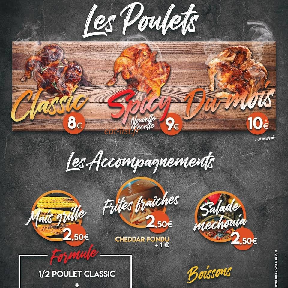 Carte et menu de Le grill'z les olives à Marseille 13 — Les plats à la carte