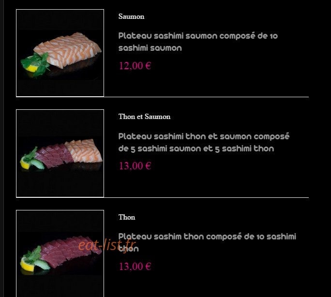 May Sushi — carte page 14