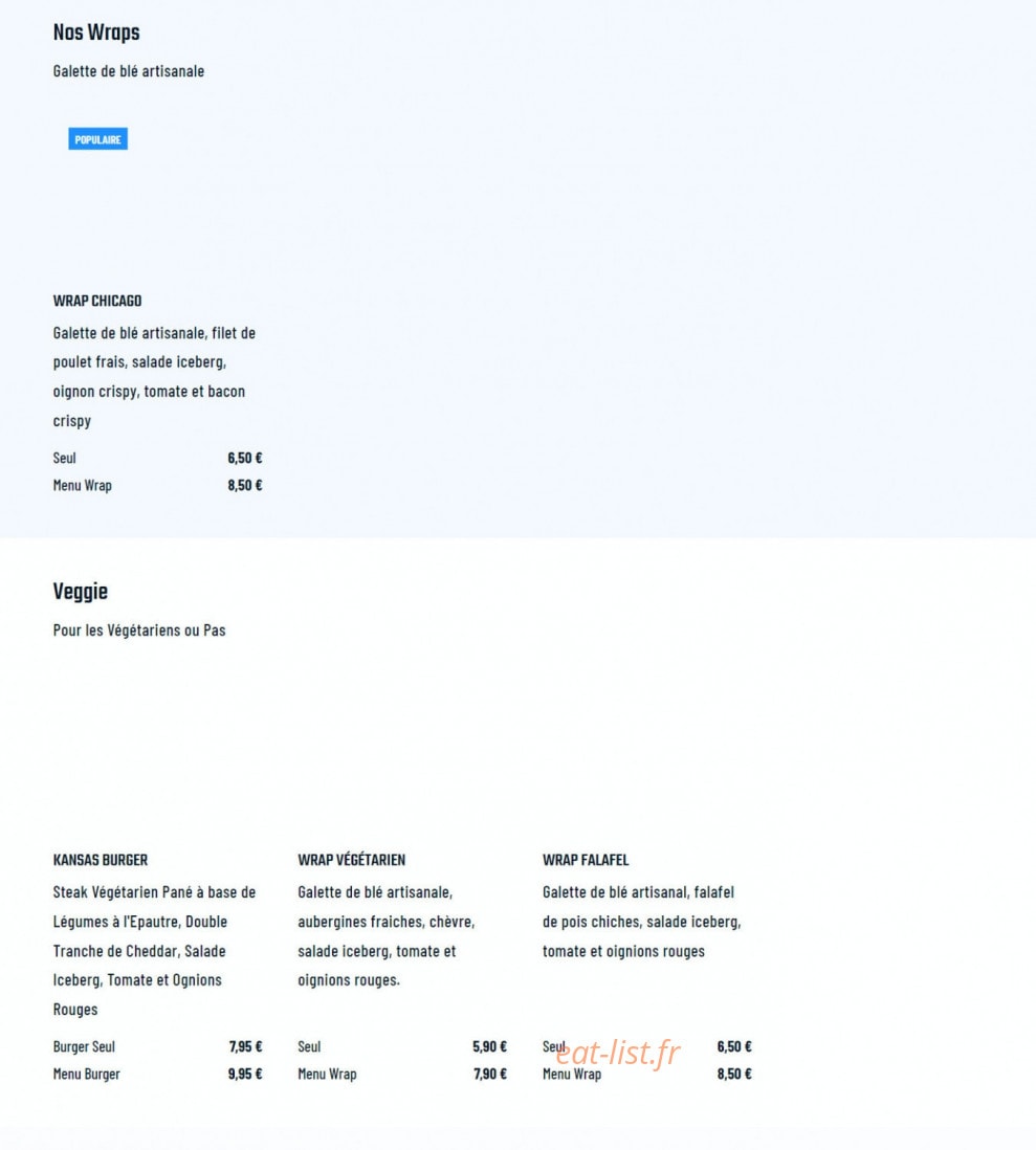 Pépé Café — carte page 2