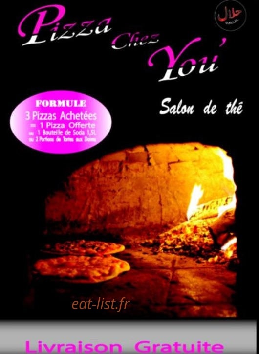 Pizzeria Chez You — carte page 1
