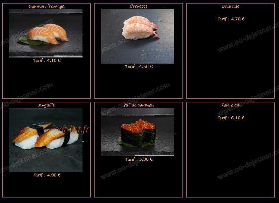 Poz sushi — carte page 2