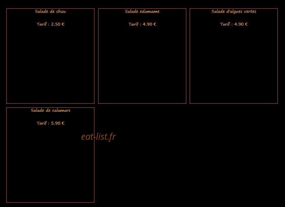 Poz sushi — carte page 18