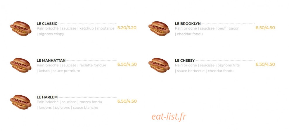 Regal Food's — carte page 4