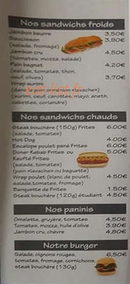 Sur Le Pouce — carte page 2