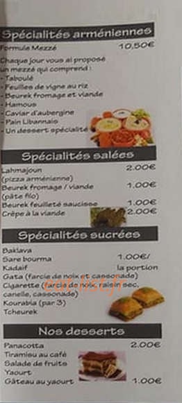 Sur Le Pouce — carte page 4