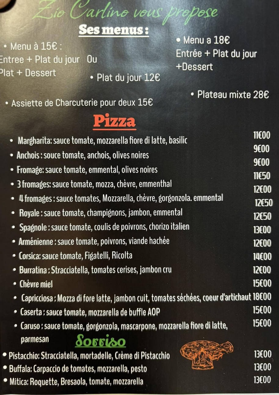 Zio Carlino — carte page 1