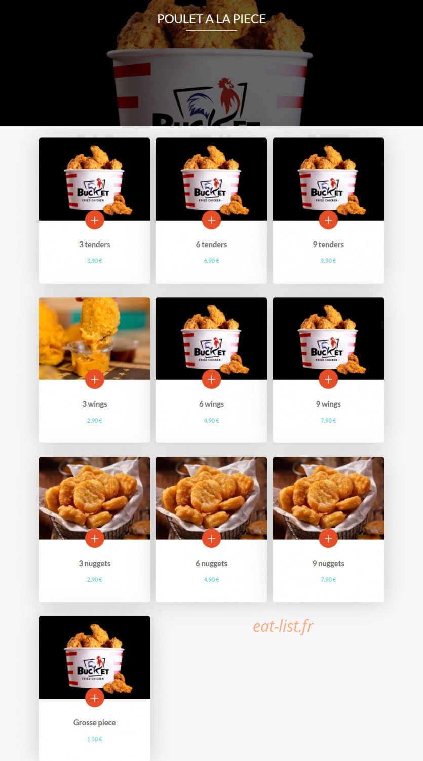 Bucket — carte page 5