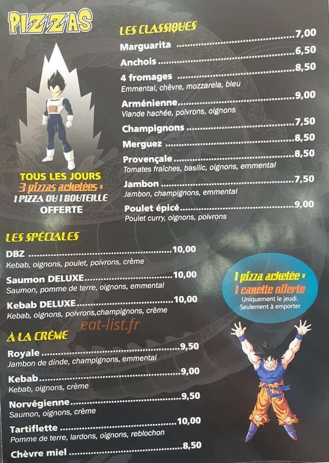 Fast-FooDBZ — carte page 2