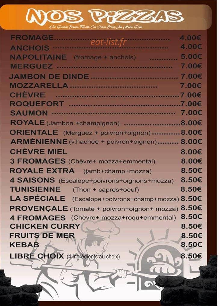 La Casa food — carte page 3