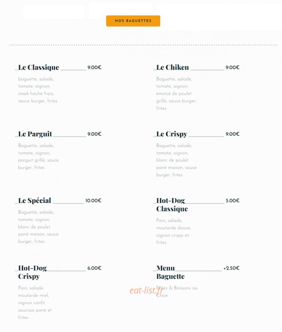 Le Spoon — carte page 2