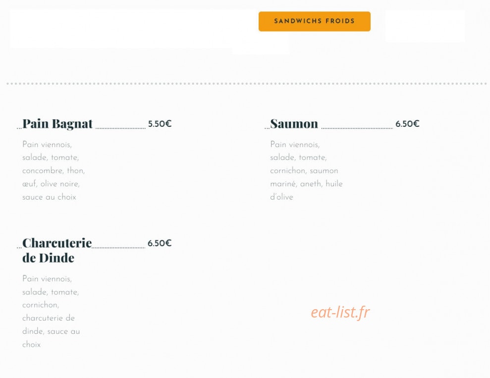 Le Spoon — carte page 3