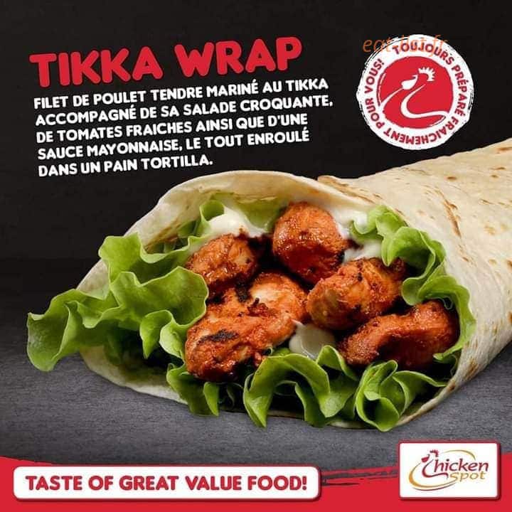 Chicken Spot — carte page 6
