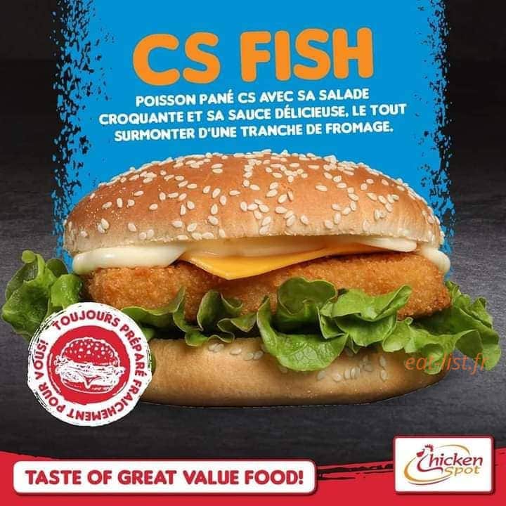 Chicken Spot — carte page 3
